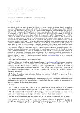 (www.ingresso.ufu.br), quan