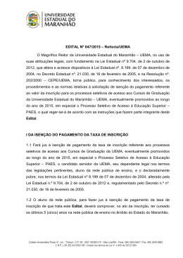 EDITAL ISEN&Atilde;&Dagger;&Atilde;&fnof;O 06.04