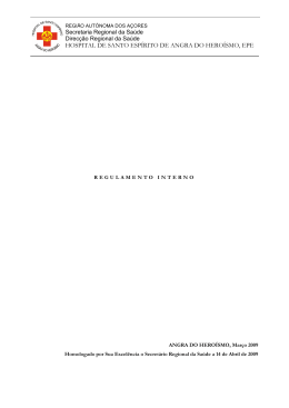 20091228 Regulamento Interno HSEAH