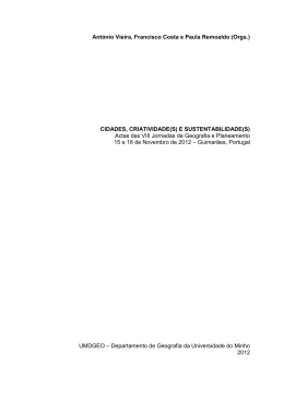 Ant&oacute;nio Vieira, Francisco Costa e Paula Remoaldo (Orgs