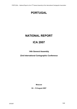 1 &ndash; INTRODUCTION - International Cartographic Association