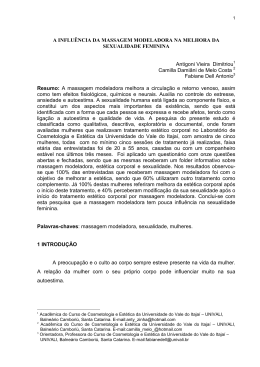 A INFLU&Ecirc;NCIA DA MASSAGEM MODELADORA NA