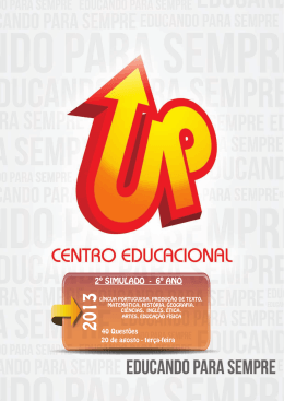 2&ordm; SIMULADO - 6&ordm; ANO