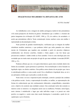 IMAGENS DAS MULHERES NA DINASYIA DE AVIS