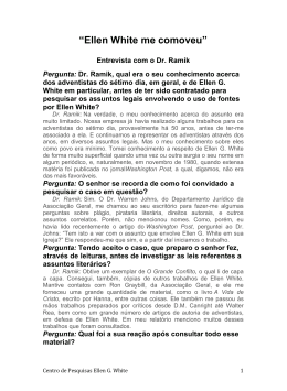 Entrevista com o Dr. Ramik