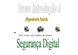 A Segurança Digital - oficinadapesquisa.com.br