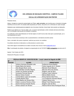 XXII JORNADA DE INICIA&Ccedil;&Atilde;O CIENT&Iacute;FICA - CAMPUS