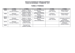 TURMA: 6&ordm; PER&Iacute;ODO