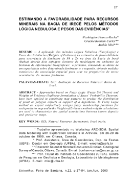 estimando a favorabilidade para recursos minerais na bacia