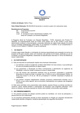 Pregão Presencial n.º 002/10 - Fundação Luís Eduardo Magalhães