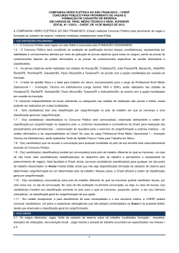 Edital - Calcule Mais