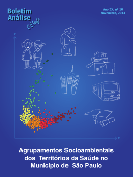 Agrupamentos Socioambientais dos Territ&oacute;rios da Sa&uacute;de no