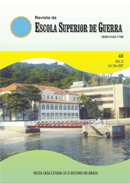 Revista da ESCOLA SUPERIOR DE GUERRA