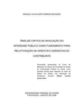 an&aacute;lise cr&iacute;tica da invoca&ccedil;&atilde;o do interesse p&uacute;blico