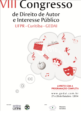 IV Congresso de Direito de Autor e Interesse Público