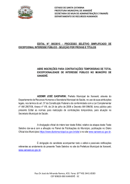 Edital Processo Seletivo 005-2015 pdf