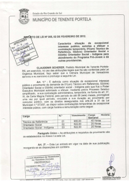 Caracteriza situação de excepcional interesse publico, autoriza a