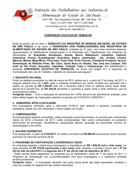 2011 - STIAJ - Sindicato dos Trabalhadores nas Ind&uacute;strias de