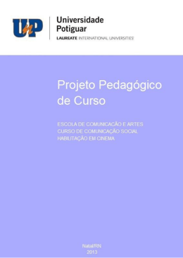 do projeto pedag&oacute;gico