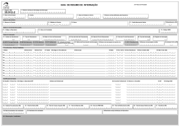 Modelo da Guia de Resumo de Internação