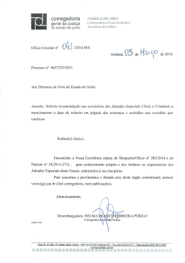 043/2014 - Tribunal de Justi&ccedil;a do Estado de Goi&aacute;s