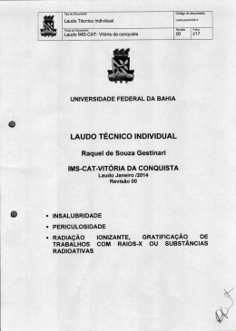 raquel de souza gestinari - Universidade Federal da Bahia