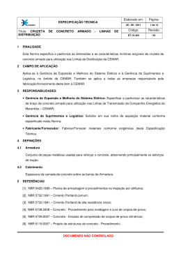 ET.15.404.04 - Cruzeta de Concreto Armado Linhas de Distribui&ccedil;&atilde;o