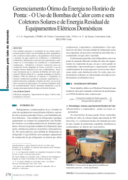 Gerenciamento &Oacute;timo da Energia no Hor&aacute;rio de Ponta:
