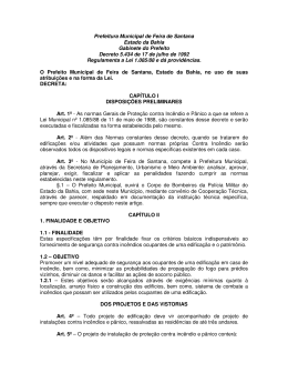 Prefeitura Municipal de Feira de Santana Estado da Bahia Gabinete