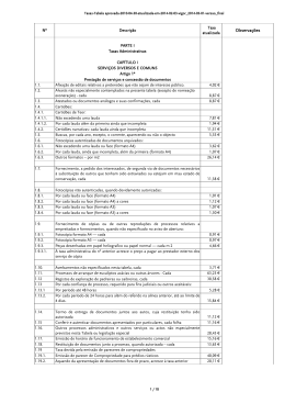 Taxas (documento em formato pdf)