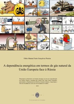 A depend&ecirc;ncia energ&eacute;tica em termos de g&aacute;s natural