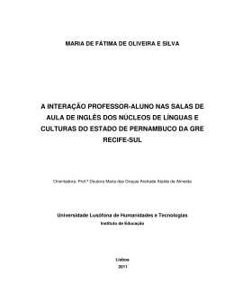 Disserta&ccedil;&atilde;o F&aacute;tima Silva