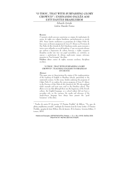 &ldquo;O THOU, THAT WITH SURPASSING GLORY CROWN`D