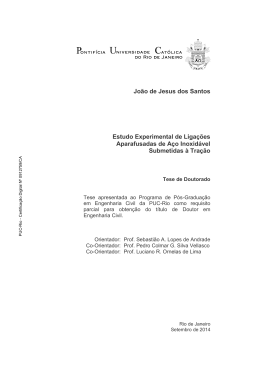 Jo&atilde;o de Jesus dos Santos Estudo Experimental de