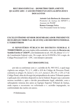 RECURSO ESPECIAL&ndash; HOMIC&Iacute;DIO TRIPLAMENTE QUALIFICADO