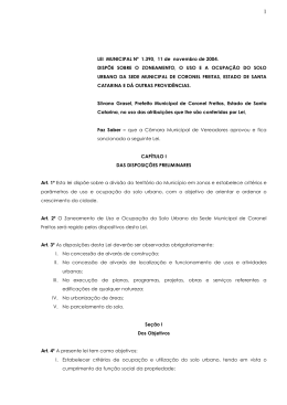 LEI MUNICIPAL N&ordm; 1.390, 11 de novembro de 2004