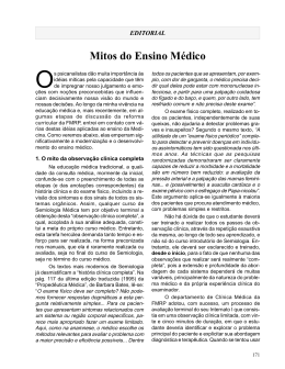 Mitos do Ensino Médico