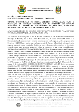 julgamento de recurso administrativo