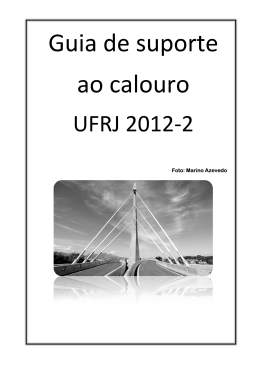 Guia de suporte ao calouro 2012-2