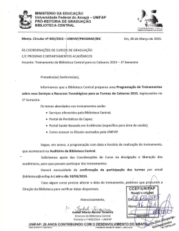 E Outros Veja mais Acessando o Memo. Circular nº 003/2015
