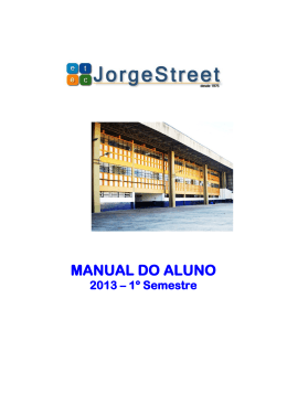 MANUAL DO ALUNO