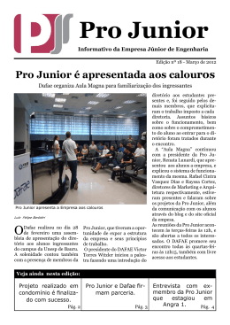 Informativo de Mar&ccedil;o de 2012