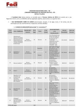 EDITAL N&deg; xxx/08