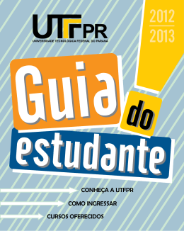 Guia do Estudante da UTFPR - Universidade Tecnológica Federal