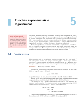 Funções exponenciais e logarítmicas