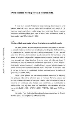 7 Paris na idade m&eacute;dia: pobreza e reciprocidade. - Maxwell - PUC-Rio