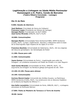 Legitima&ccedil;&atilde;o e Linhagem na Idade M&eacute;dia Peninsular