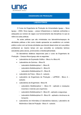 Veja aqui os laborat&oacute;rios utilizados pelo curso de Engenharia