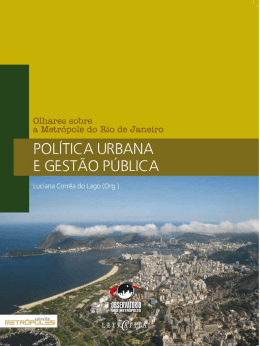 - Observat&oacute;rio das Metr&oacute;poles