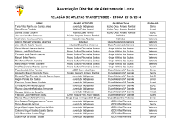 Leiria - Atletismo Magazine Modalidades Amadoras